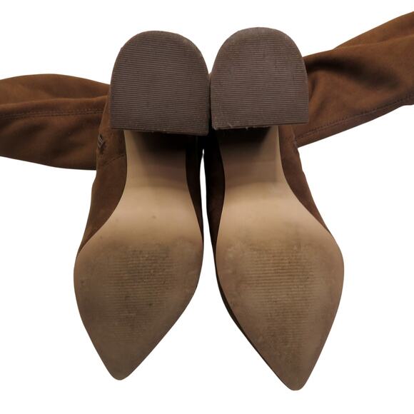 Steve Madden Women's Jacoby Thigh High Over The Knee Boots Brown Suede Tall 6 - Picture 5 of 6